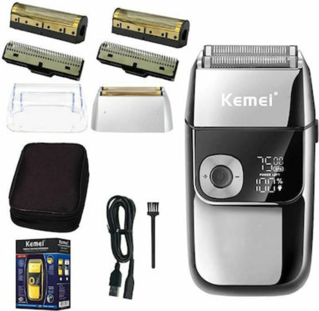 Kemei KM-2028 Ξυριστική Μηχανή Προσώπου Επαναφορτιζόμενη