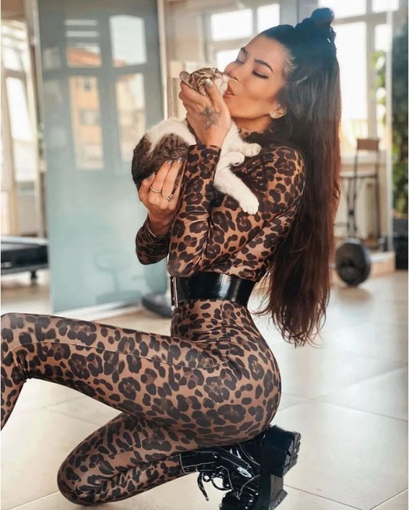 Jumpsuit Push-Up και Σμίλευσης Lisyana  Q-097 Brown