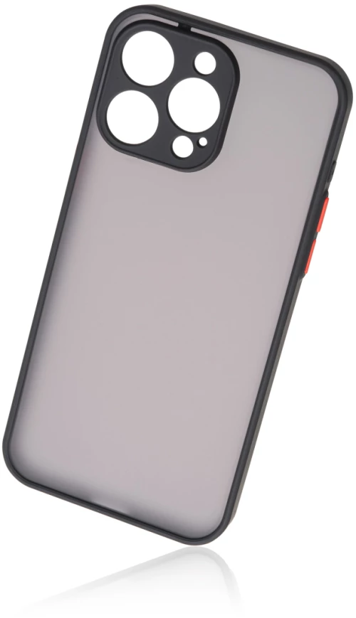Naxius Case Rubber Frame Black iPhone 15 Pro Max Naxius