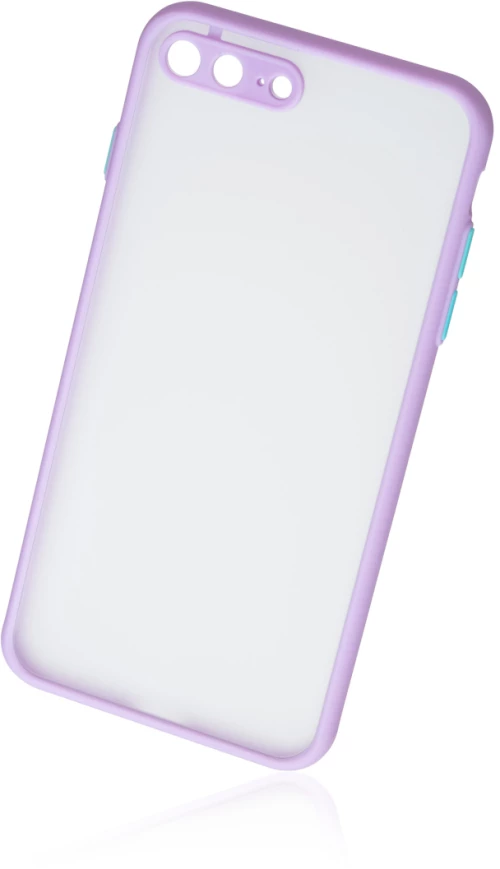 Naxius Case Rubber Frame Purple iPhone 7 Plus / 8 Plus Naxius