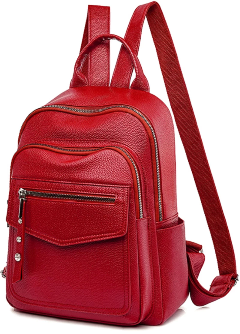 ROXXANI γυναικεία τσάντα πλάτης LBAG-0020  κόκκινη