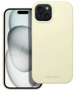 Roar Cloud-Skin Case - for iPhone 15 Plus Light Yellow