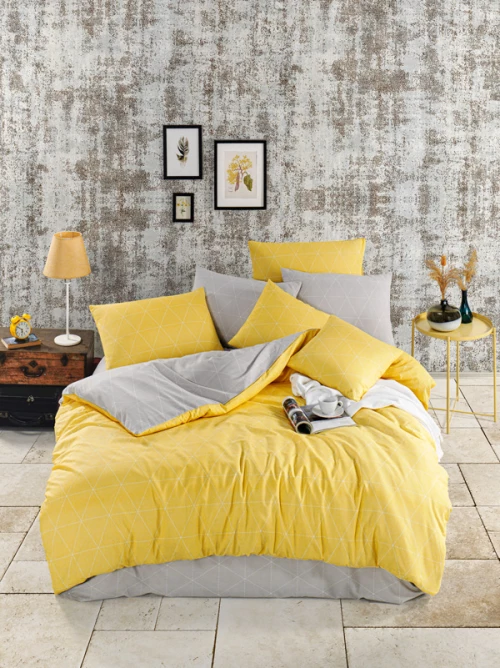 Σετ Σεντόνια Υπέρδιπλα (240X260) Mcdecor Dream Yellow - 240X270