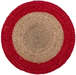 Σουπλά γιούτα (38cm) natural/red - -