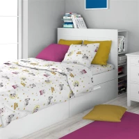 ΠΑΠΛΩΜΑΤΟΘΗΚΗ ΕΜΠΡΙΜΕ kids Sweet Dreams 553 160X240 White-Pink 100% Cotton - -