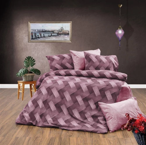 ΣΕΝΤΟΝΙΑ ΕΜΠΡΙΜΕ ΣΕΤ 4 τεμ Αλκμήνη 453 240X270 Mauve 70/30 Cott/Pol - -