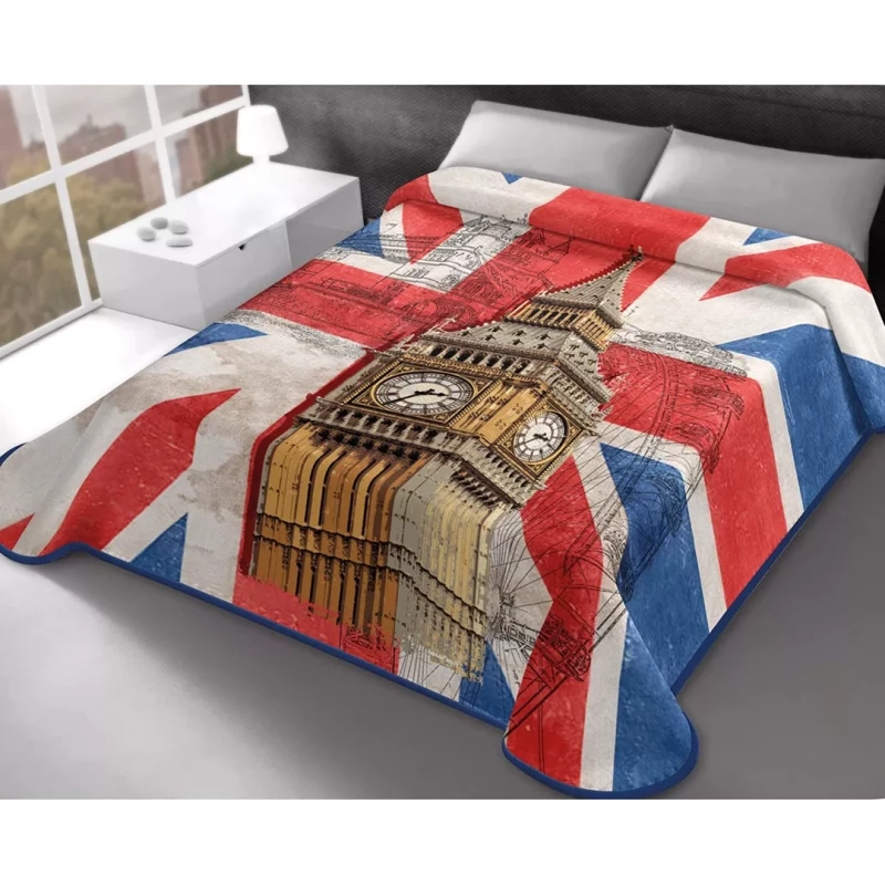 ΚΟΥΒΕΡΤΑ ΙΣΠΑΝΙΑΣ ΜΟΝΗ 160X220 BELPLA STER LONDON (328) - 160Χ220