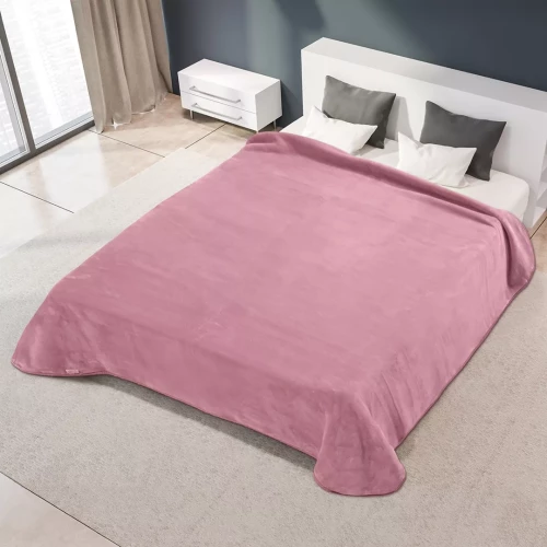 ΚΟΥΒΕΡΤΑ ΙΣΠΑΝΙΑΣ ΜΟΝΗ 160X220 BELPLA STER PLAIN OPAL ROSE(64) - 160Χ220