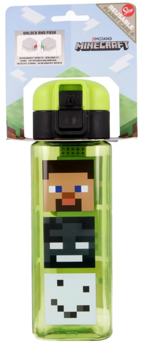 Παγούρι πλαστικό 550ml Minecraft 40402