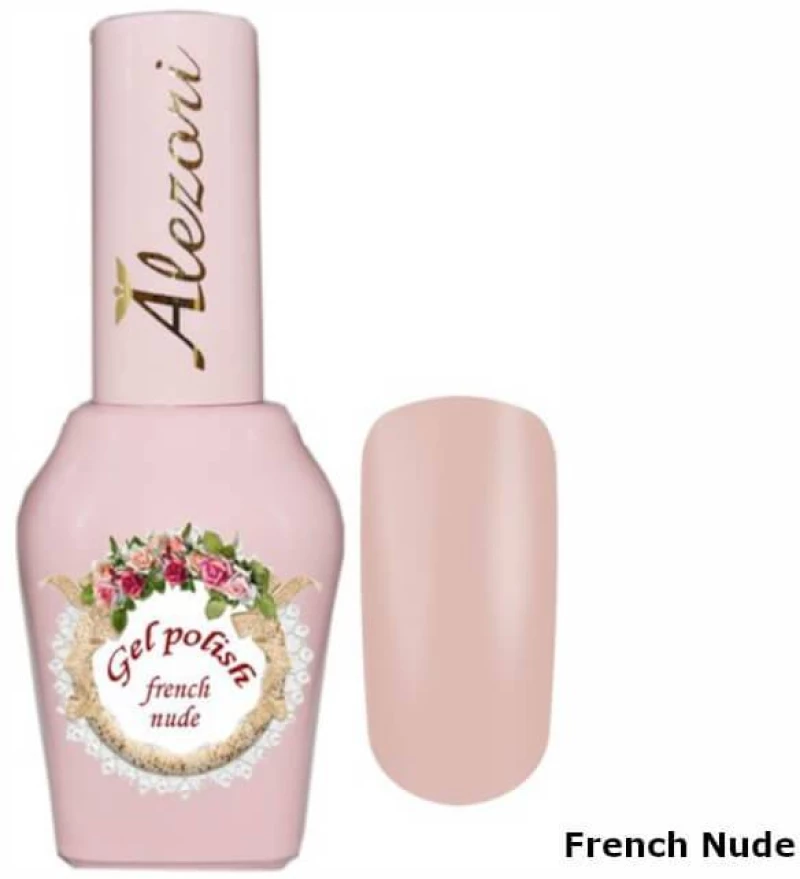 Alezori UV/LED Ημιμόνιμα Βερνίκια Νυχιών 15ml French Nude