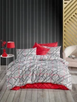 Κουβερλί Μονό (ΣΕΤ) (160X240) Mcdecor Felix Red - 160X240