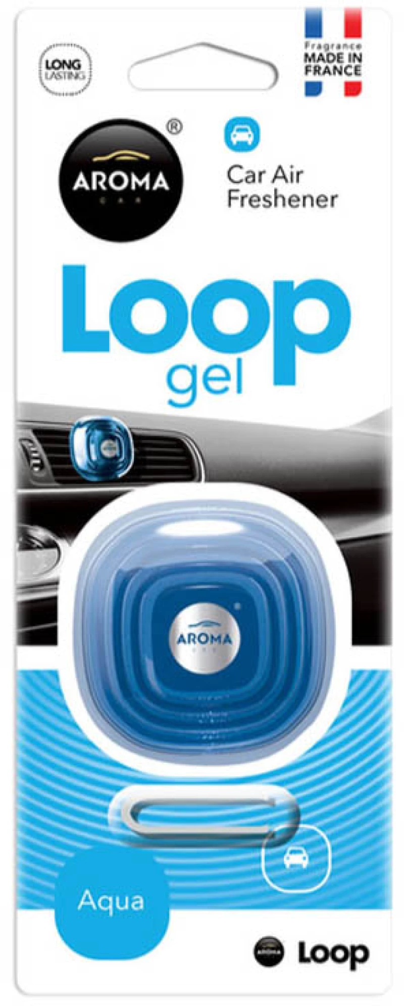 AMIO ΑΡΩΜΑΤΙΚΟ ΑΕΡΑΓΩΓΟΥ AROMA CAR LOOP AQUA AMIO - 1 ΤΕΜ. A63114/AM