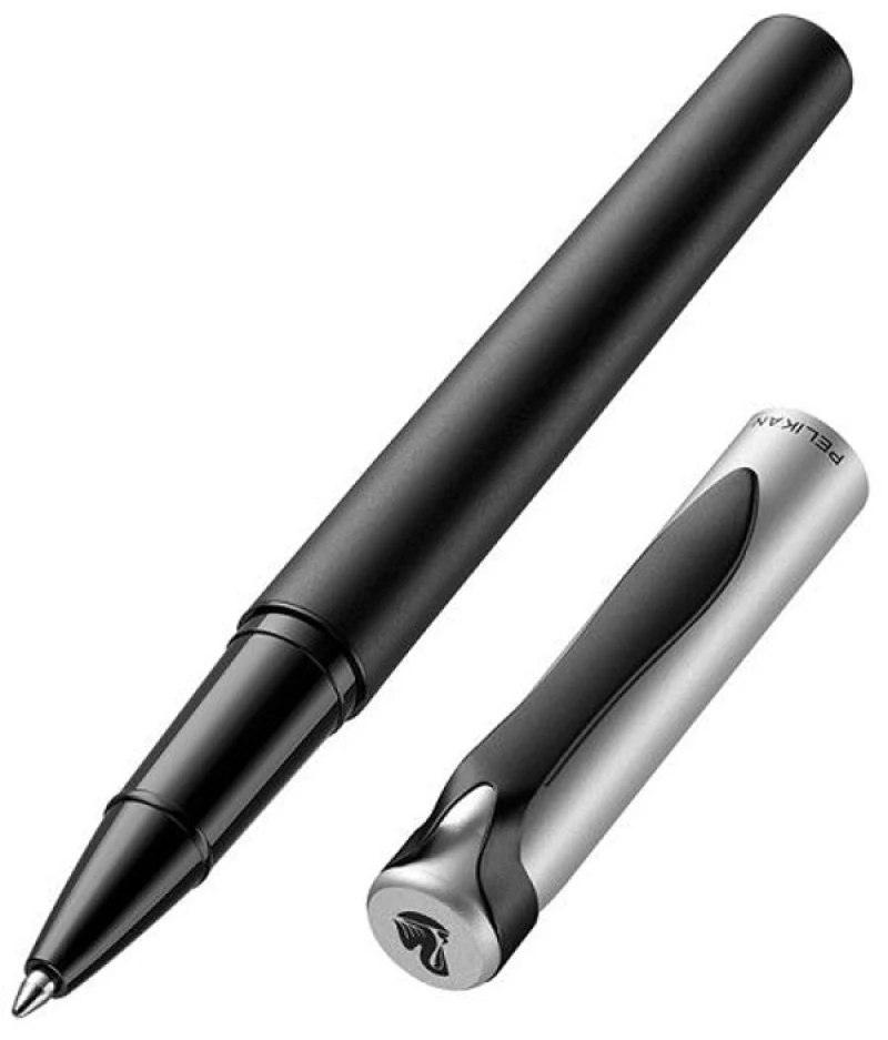 386504 PELIKAN ΣΤΥΛΟ STOLA II ROLLER R14 STYLUS ΣΕ ΘΗΚΗ ΜΑΥΡΟ-ΑΣΗΜΙ