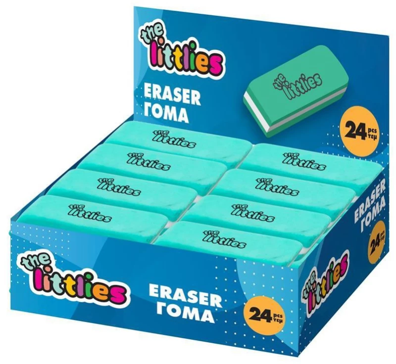 390436 ΓΟΜΑ ΠΡΑΣΙΝΗ THE LITTLIES ΣΕΤ 24 ΤMX (ΣΕΤ 24 ΤΕΜΑΧΙΩΝ)
