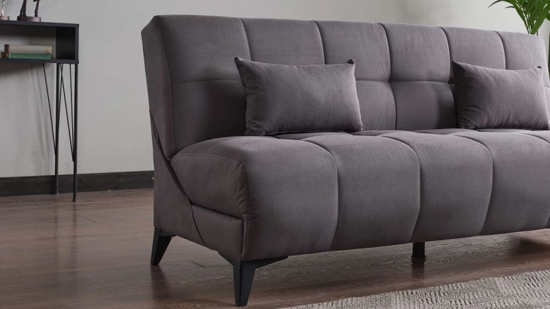 Τριθέσιος Καναπές Dublin Anthracite - ALZDLN3X152441