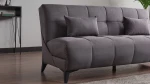 Τριθέσιος Καναπές Dublin Anthracite - ALZDLN3X152441