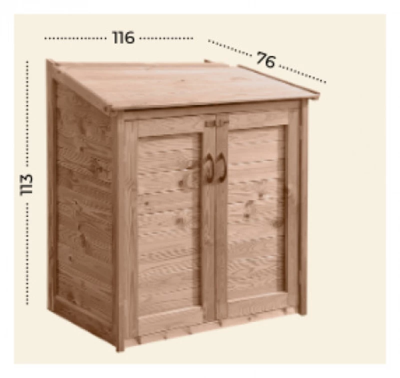 Ξύλινο Στέγαστρο Αντλίας Abatec 116x76x113cm Standard