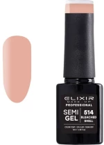 Elixir Professional Semi Gel Ημιμόνιμο Βερνίκι Νυχιών 5ml - 514 Bleached Shell