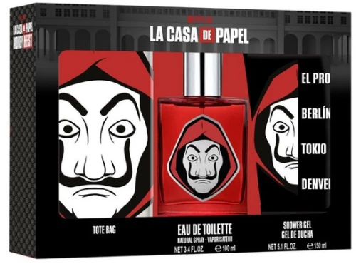 La Casa De Papel  Eau De Toilette Men's Set
