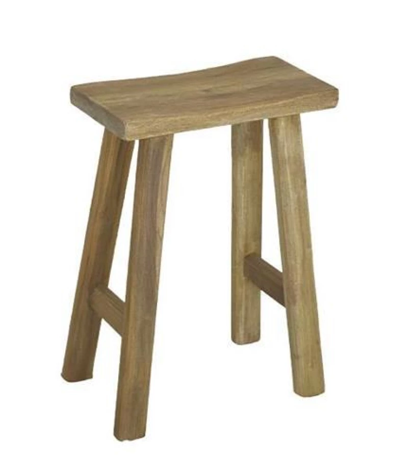 405140 Nextdeco σκαμπώ `Tribeca`, Υ45x20x40εκ από ξύλο teak