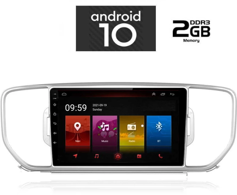 IQ-AN X4828_GPS (9inc) OEM  KIA SPORTAGE mod. 2015-2018