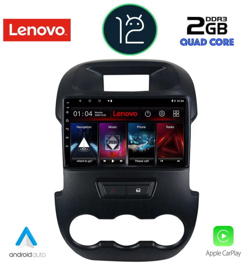 LENOVO LVB 4171_CPA (9inc) MULTIMEDIA TABLET OEM FORD RANGER mod. 2011-2015