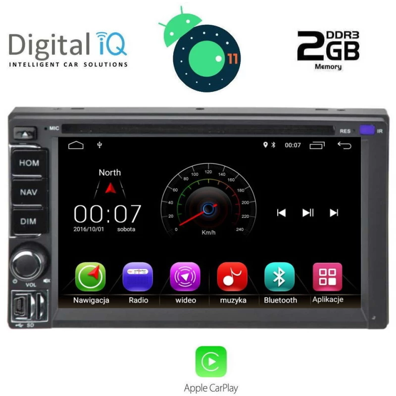 DIGITAL IQ X1260M_GPS (6.5'' DVD) SUBARU IMPREZA mod. 2002-2008
