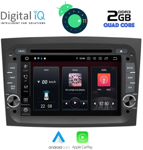 DIGITAL IQ MSR 438_CPA (7" DVD) MULTIMEDIA OEM FIAT DOBLO mod. 2015>