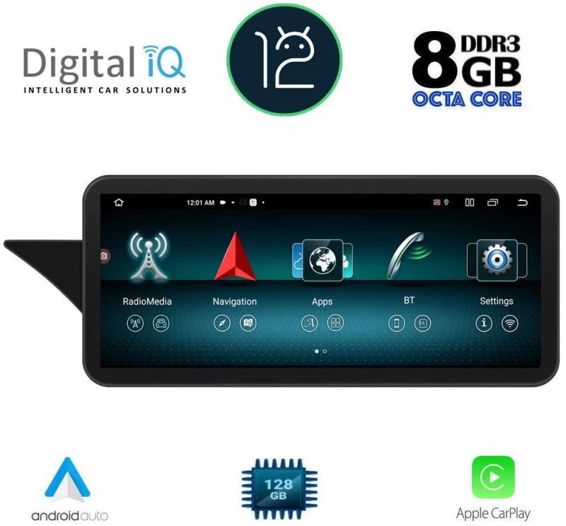 DIGITAL IQ TOP 19991_CPA (12.3") (NTG 4) MULTIMEDIA OEM MERCEDES E (W212) mod. 2009-2012