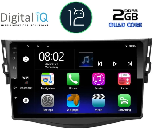 DIGITAL IQ RTB 2731_GPS (9inc) MULTIMEDIA TABLET OEM TOYOTA RAV 4 mod. 2006-2012
