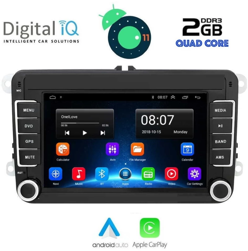 DIGITAL IQ TPD 004_CPA (7'' DECK) MULTIMEDIA OEM VW - SKODA - SEAT mod. 2004-2014