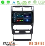 Bizzar m8 Series Ford Mondeo 2004-2007 8core Android13 4+32gb Navigation Multimedia Tablet 9 u-m8-Fd1064