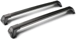 Y8050231 ΜΠΑΡΕΣ ΟΡΟΦΗΣ ΑΛΟΥΜΙΝΙΟΥ ΜΑΥΡΗ YAKIMA FLUSH MIXED 80+85cm 2ΤΕΜ. ΜΕ ΚΛΕΙΔΙ