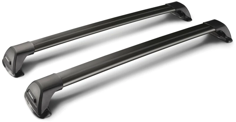 Y8050233 ΜΠΑΡΕΣ ΟΡΟΦΗΣ ΑΛΟΥΜΙΝΙΟΥ ΜΑΥΡΗ YAKIMA FLUSH MIXED 90+95cm ΜΕ ΚΛΕΙΔΙ - 2 TEM.