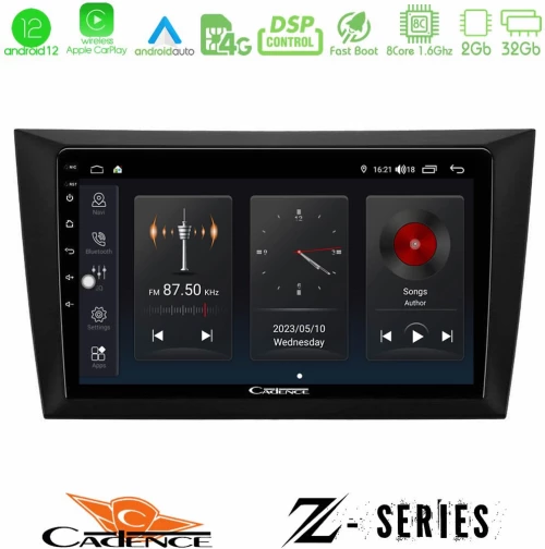 Cadence z Series vw Golf 6 8core Android12 2+32gb Navigation Multimedia Tablet 9 u-z-Vw0999