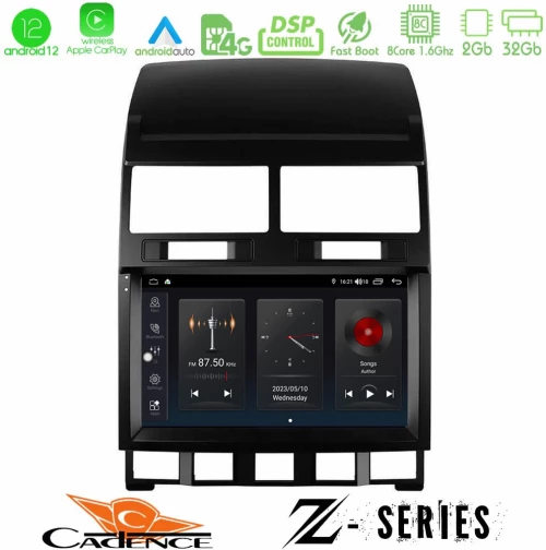 Cadence z Series vw Touareg 2002 – 2010 8core Android12 2+32gb Navigation Multimedia Tablet 9 u-z-Vw0849