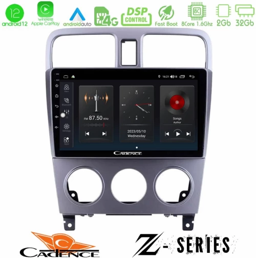 Cadence z Series Subaru Forester 2003-2007 8core Android12 2+32gb Navigation Multimedia Tablet 9 u-z-Su0470