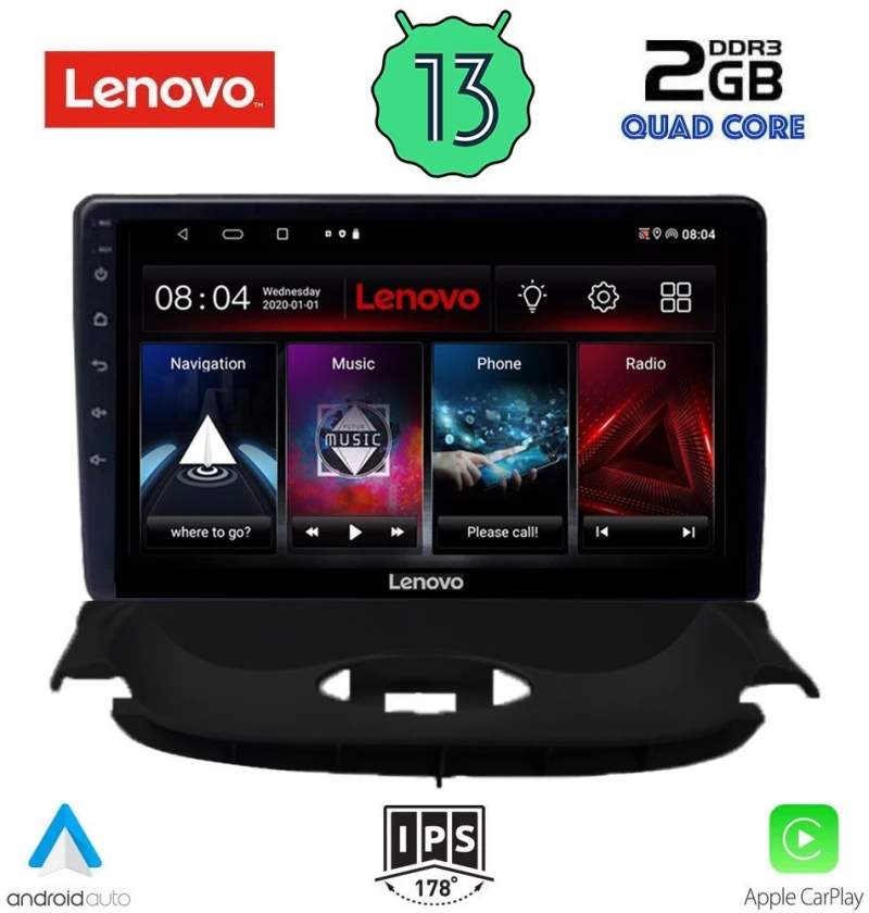 LENOVO LVD 4505_CPA (9inc) MULTIMEDIA TABLET OEM PEUGEOT 206 mod. 1998-2006