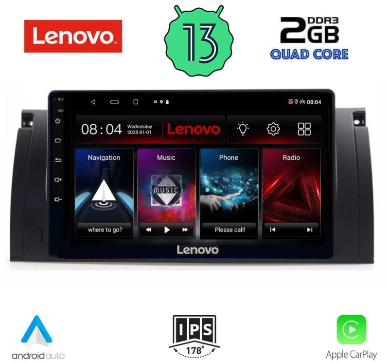 LENOVO LVD 4045_CPA (9inc) MULTIMEDIA TABLET OEM BMW Series 5 (E39) mod. 1997-2005 | X5 (E53) mod. 1999-2006