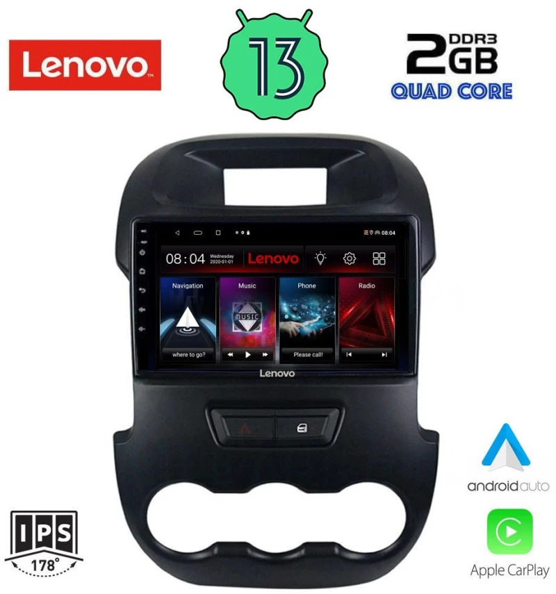 LENOVO LVD 4171_CPA (9inc) MULTIMEDIA TABLET OEM FORD RANGER mod. 2011-2015