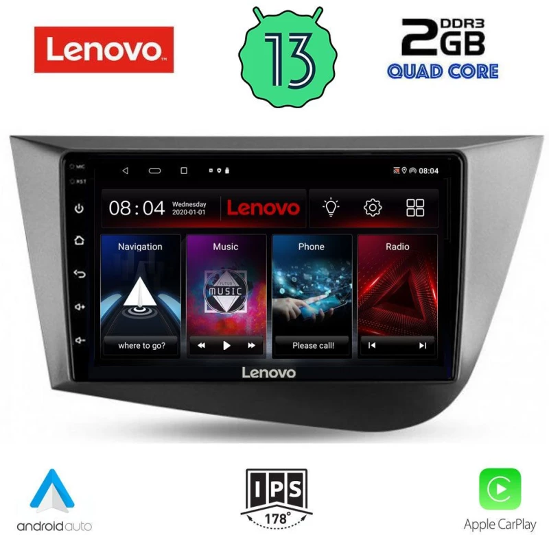 LENOVO LVD 4574_CPA (9inc) MULTIMEDIA TABLET OEM SEAT LEON mod. 2005-2012