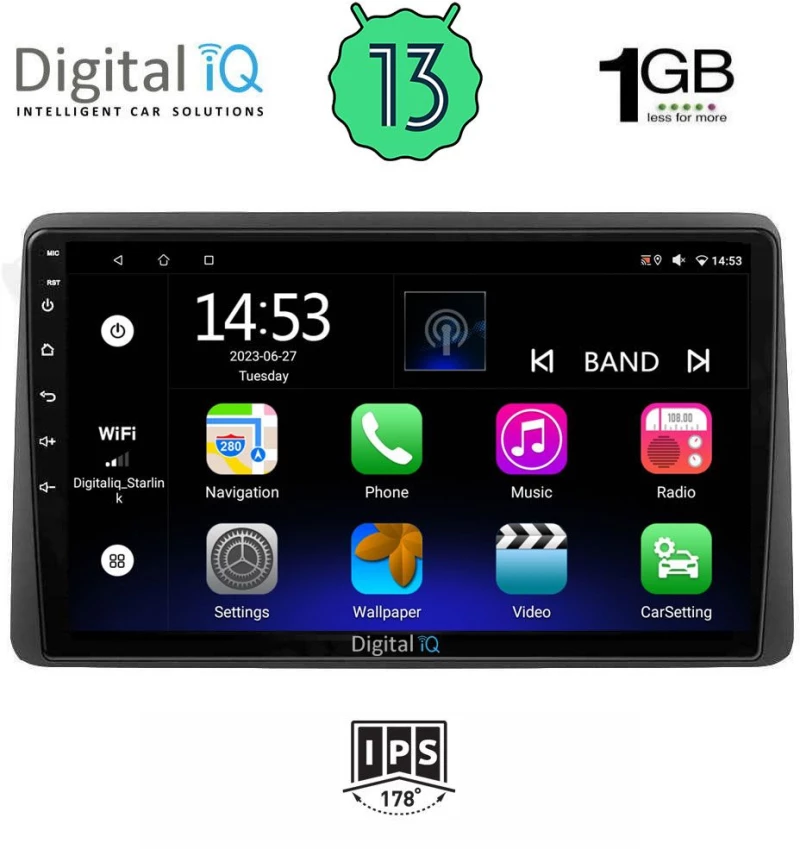 DIGITAL IQ RSA 1453_GPS (10inc) MULTIMEDIA TABLET OEM NISSAN JUKE mod. 2021>
