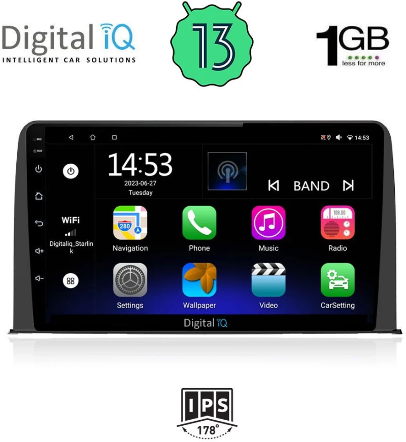 DIGITAL IQ RSA 1199_GPS (10inc) MULTIMEDIA TABLET OEM HONDA CRV mod. 2017>