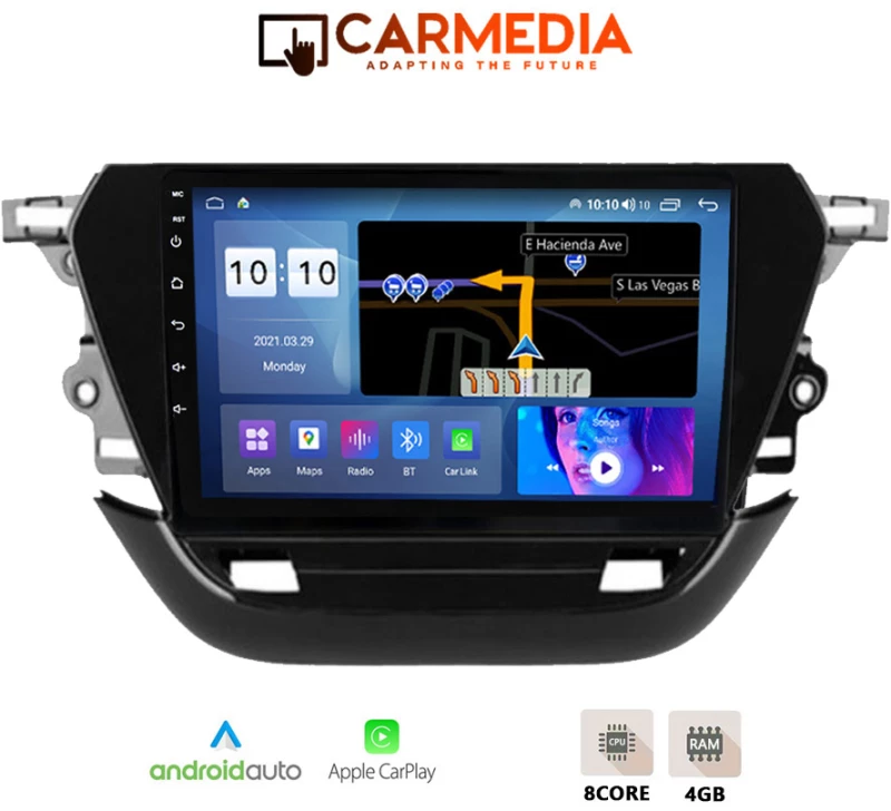 CARMEDIA CM409-13 TABLET 9'' OEM OPEL CORSA F 2021+