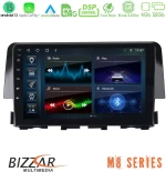Bizzar m8 Series Honda Civic 2016-2020 8core Android13 4+32gb Navigation Multimedia 9 u-m8-Hd0058