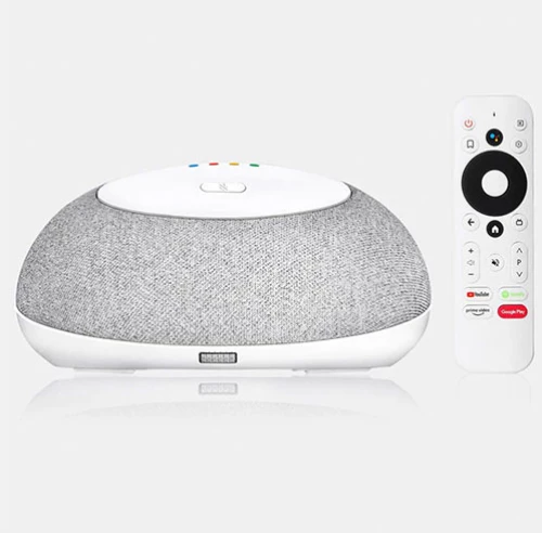 MECOOL 2in1 SMART SPEAKER WITH GOOGLE ASSISTANT AND 4K ANDROID 11 TV BOX 4+32G