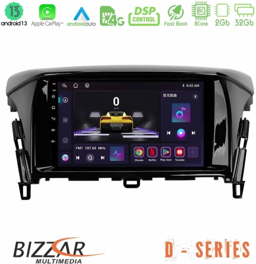 Bizzar d Series Mitsubishi Eclipse Cross 8core Android13 2+32gb Navigation Multimedia Tablet 9 u-d-Mt2021