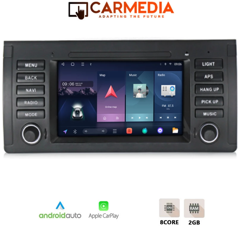 CARMEDIA CMT2087-13 OEM 7'' BMW SERIES 5 (E39) 1997-2005 | X5 (E53) 1999-2006