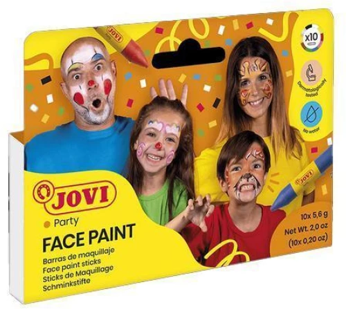 Χρώματα προσώπου JOVI 10χρώματα 226.001281