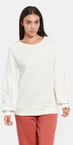 BodyTalk "Lessismore" Γυναικεία Μπλούζα Off White (1232-904226-00211)